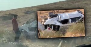 Şanlıurfa’da otomobil şarampole uçtu: 2 yaralı