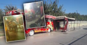 Urfa’da sarhoş sürücü dürüm minibüsüne daldı!