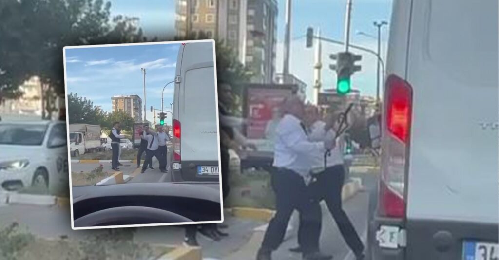 Urfa’da şoförler yol ortasında kavga etti!