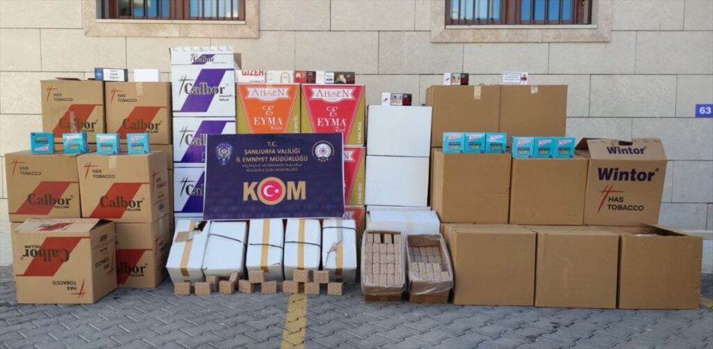 Şanlıurfa&nbsp;merkezli sigara kaçakçılığı operasyonunda 7 zanlı yakalandı