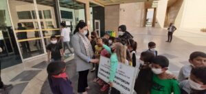 Şanlıurfa’da kırsalda yaşayan çocuklar kenti gezdi