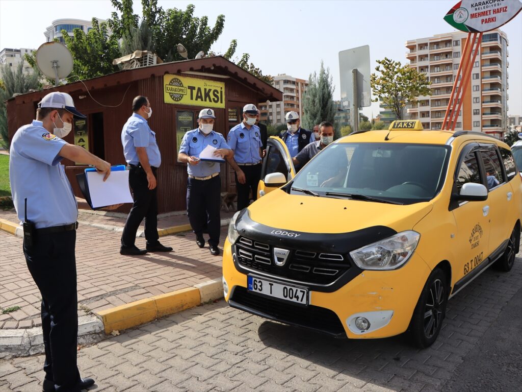 Şanlıurfa’da ticari taksiler denetlendi