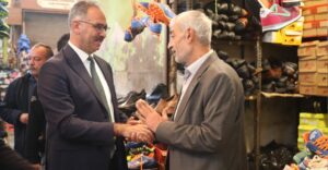 Başkan Kuş, esnafla buluştu