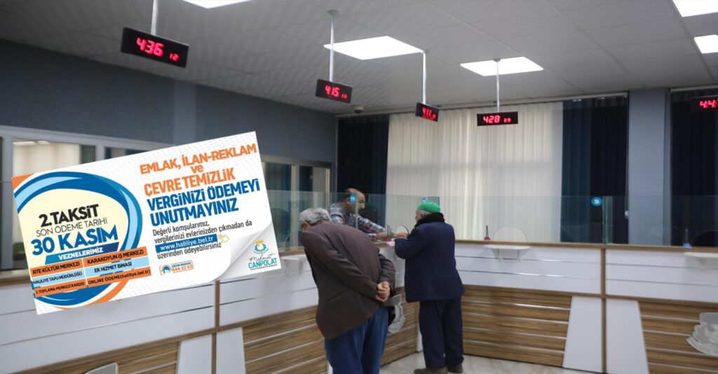 Şanlıurfa’da Emlak Vergisi’nde son gün 30 Kasım