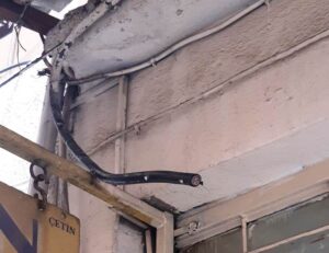 Şanlıurfa’da Hırsızlar internet kablosunu çaldı