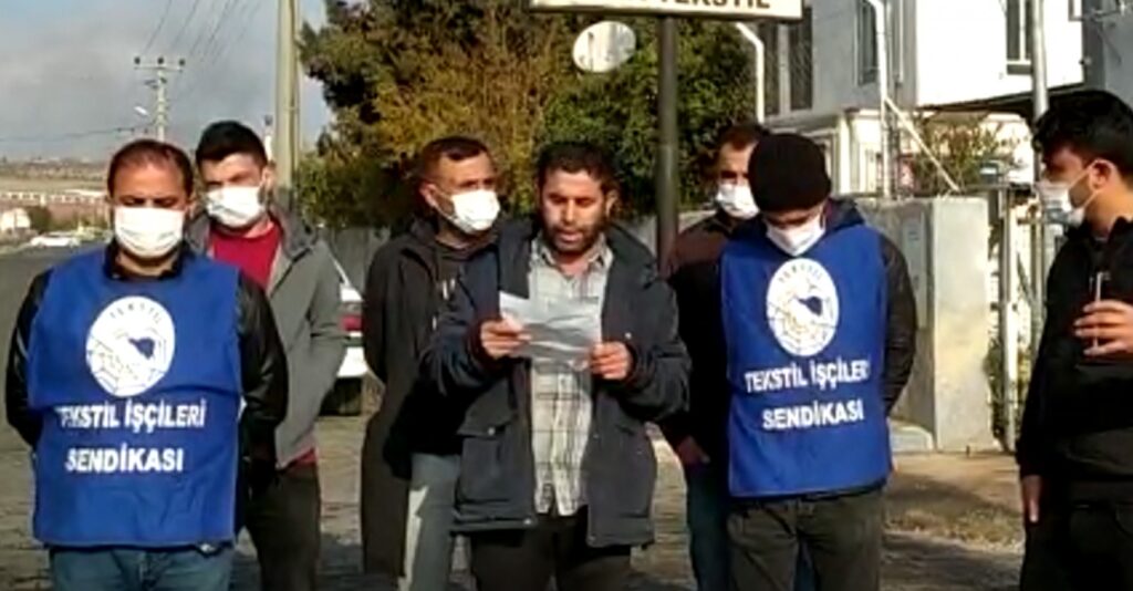 Şanlıurfa’da Özak işçileri hak arayışında