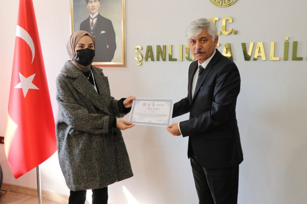 Şanlıurfa’da eğitmenlere sertifika verildi