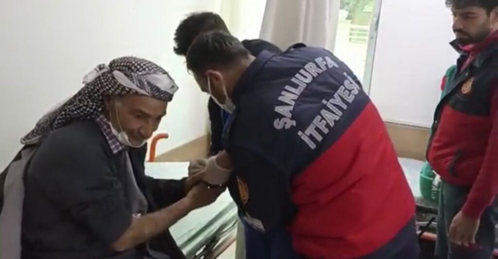 Şanlıurfa’da Sıkışan yüzüğü itfaiye çıkardı