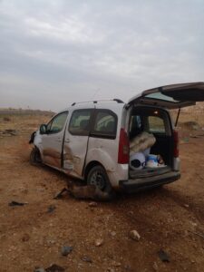 Suruç yolunda yaralamalı trafik kazası