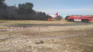 Şanlıurfa’da uçak kazası tatbikatı gerçekleştirildi