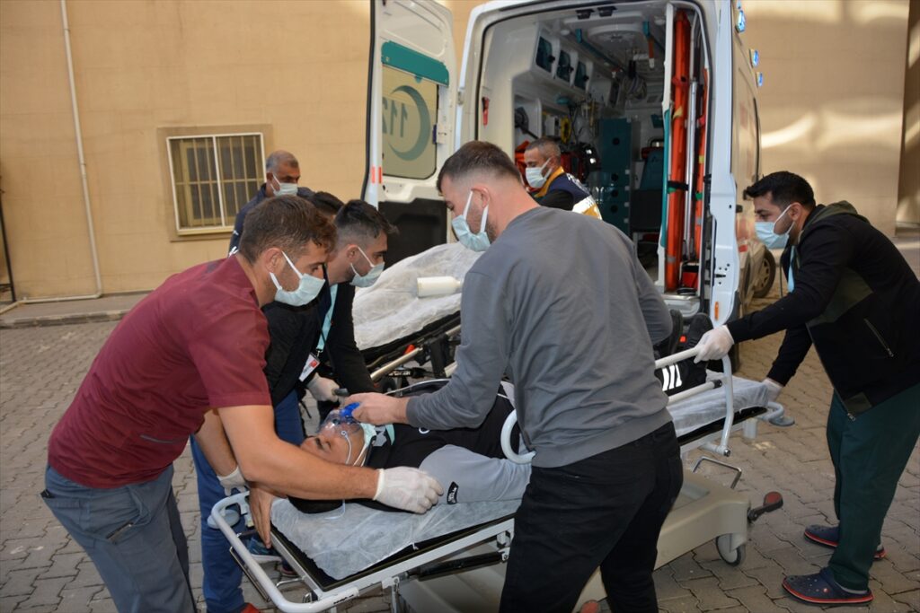 Viranşehir Devlet Hastanesinde yangın tatbikatı yapıldı