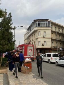 Şanlıurfa’da otelde çıkan yangın söndürüldü