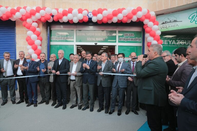 Şanlıurfa’da “Sosyal Market” hizmete girdi
