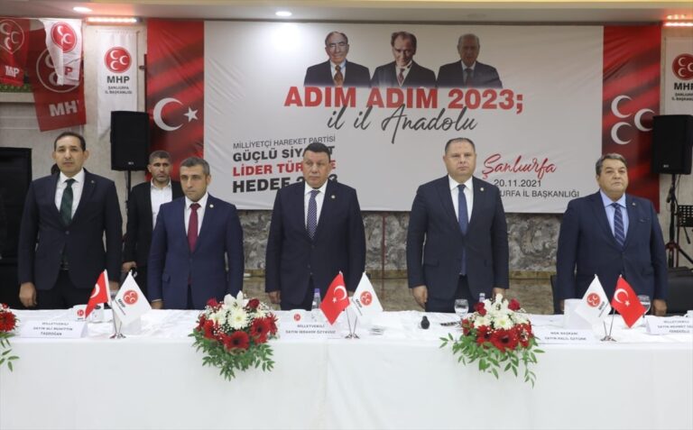 MHP heyeti, Şanlıurfa’da sivil toplum kuruluşu temsilcileriyle buluştu