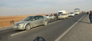 Şanlıurfa Suruç karayolunda trafik kazası 1 ağır yaralı