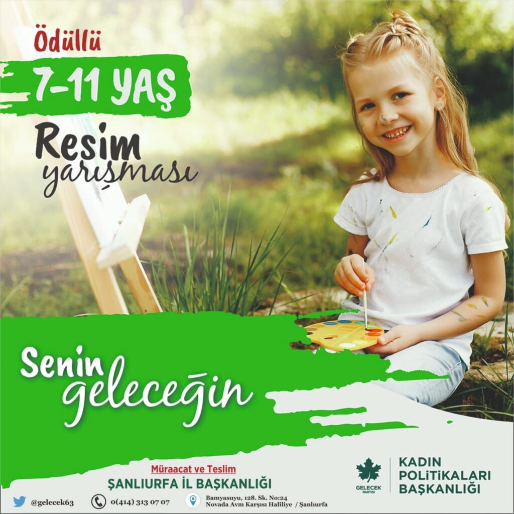 Gelecek Partisi Resim Yarışması Düzenliyor