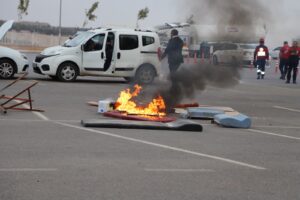 Mehmet Akif İnan Eğitim ve Araştırma Hastanesinde tatbikat yapıldı