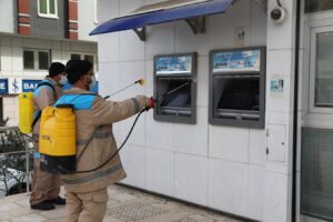 Haliliye Belediyesi Tedbiri Elden Bırakmıyor