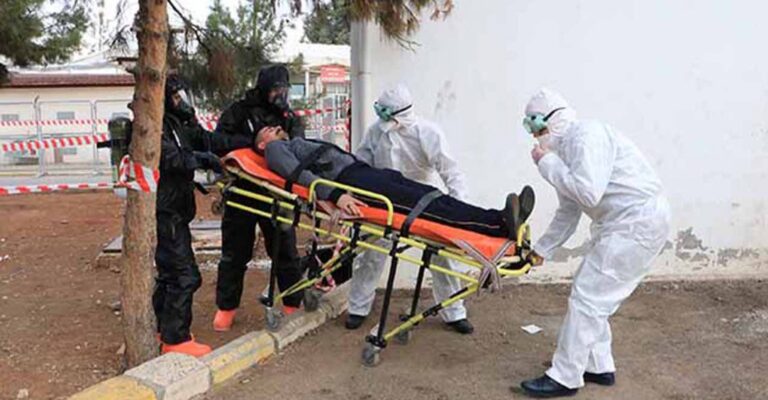 Hastanede Görenleri Şaşkına Çeviren Tatbikat