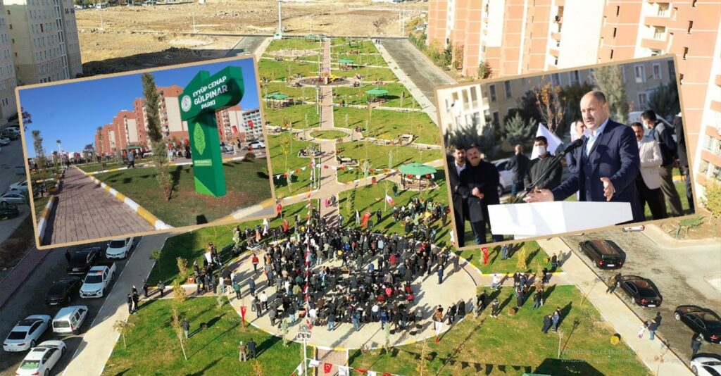 Karaköprü’de Eyüp Cenap Gülpınar Parkı Hizmete Açıldı