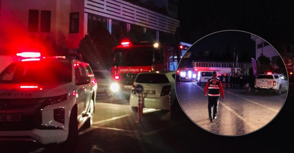 Şanlıurfa Öğretmenevinde korkutan yangın! Kalanlar tahliye edildi