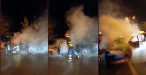 Urfa’da Seyir Halindeyken Alev Topuna Döndü!