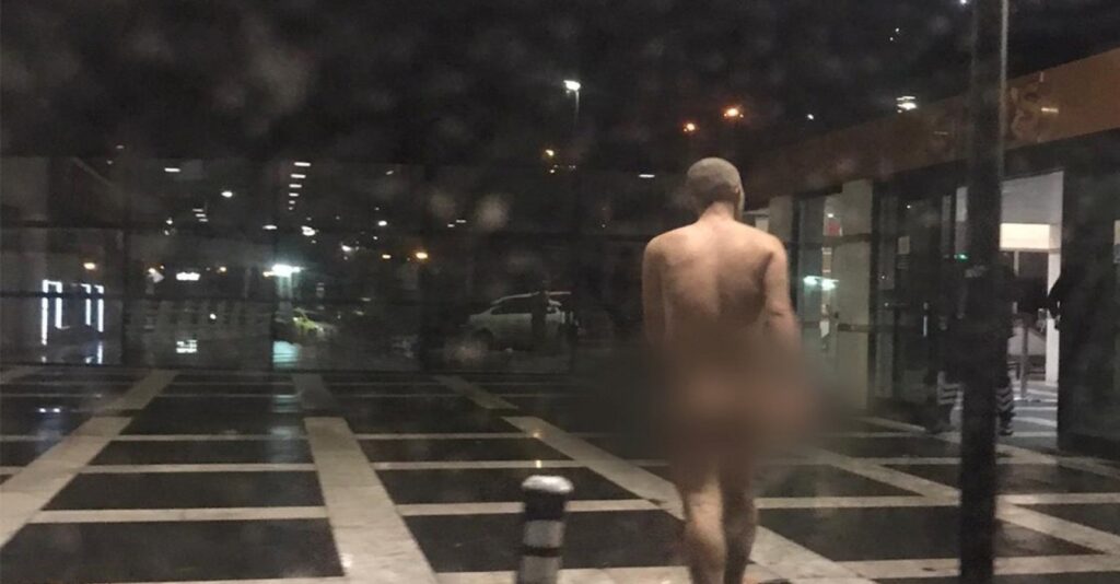 Urfa’da çıplak adam görenleri şaşırttı