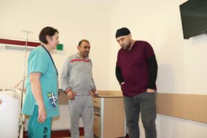 Şanlıurfa’da Beyin kanaması geçiren hasta hayata tutundu