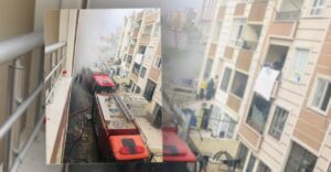 Urfa’da Evi Bir Anda Alevler Sardı!