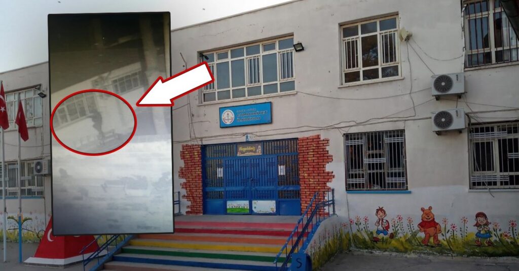 Eyyübiye’de ilkokuldaki hırsızlık güvenlik kamerasına yansıdı