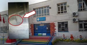 Eyyübiye’de ilkokuldaki hırsızlık güvenlik kamerasına yansıdı