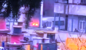 Eyyübiye’de Park Halindeki Araç Bİr Anda Alev Aldı!