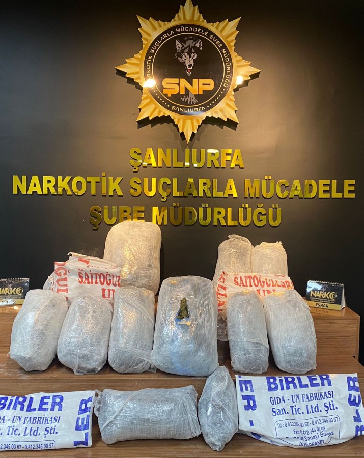 Urfa’da Narkotikten uyuşturucu madde ticareti yapanlara geçit yok