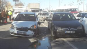 Şanlıurfa’da hatalı sollama kaza getirdi!