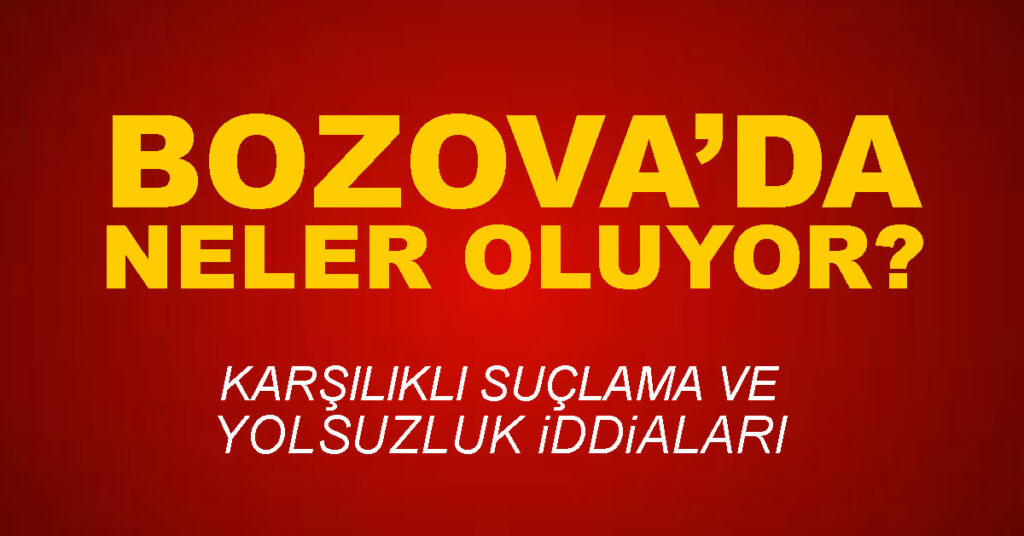 Bozova’da neler oluyor? Karşılıklı suçlama ve yolsuzluk iddiaları…