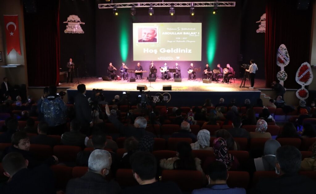 Abdullah Balak’ı anma gecesine yoğun ilgi