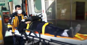 Urfa’da Kolunu iş makinesine kaptırdı!