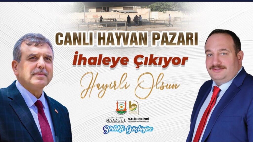 Viranşehir’de hayvan pazarı projesinde ihaleye çıkılıyor