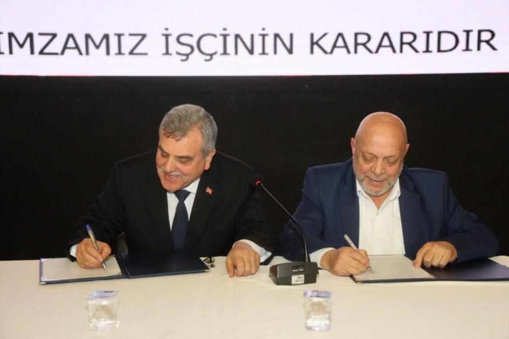 Büyükşehir’de kadrolu işçiler için toplu sözleşme sevinci