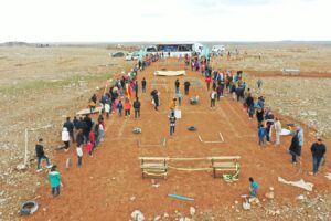 Çocuklar kurulan parkurda “Survivor” heyecanı yaşadı