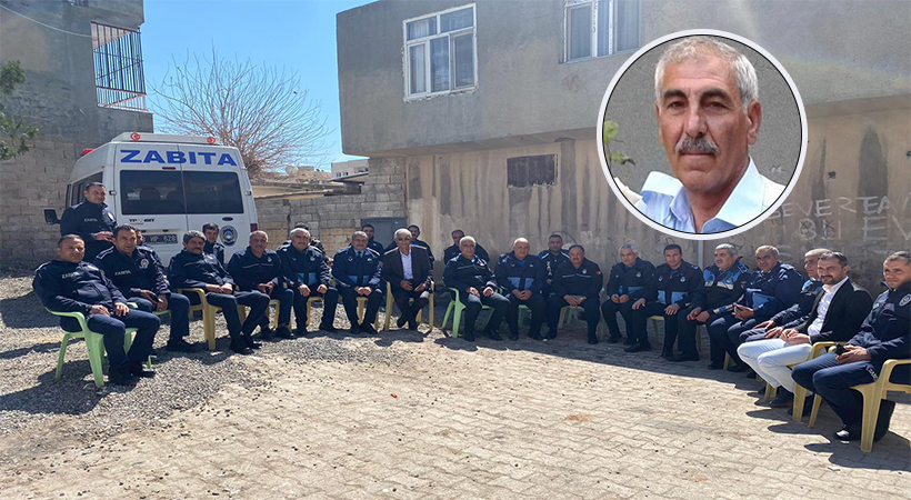 Urfa’da Mesai arkadaşları vefat eden zabıtanın ailesini yalnız bırakmadı