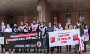 Şanlıurfa’da sağlıkçılar pandeminin ikinci yılını değerlendirdi