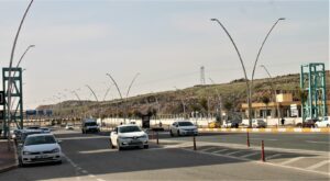 Şanlıurfa’da üst geçit projesinin ayakları yükseliyor