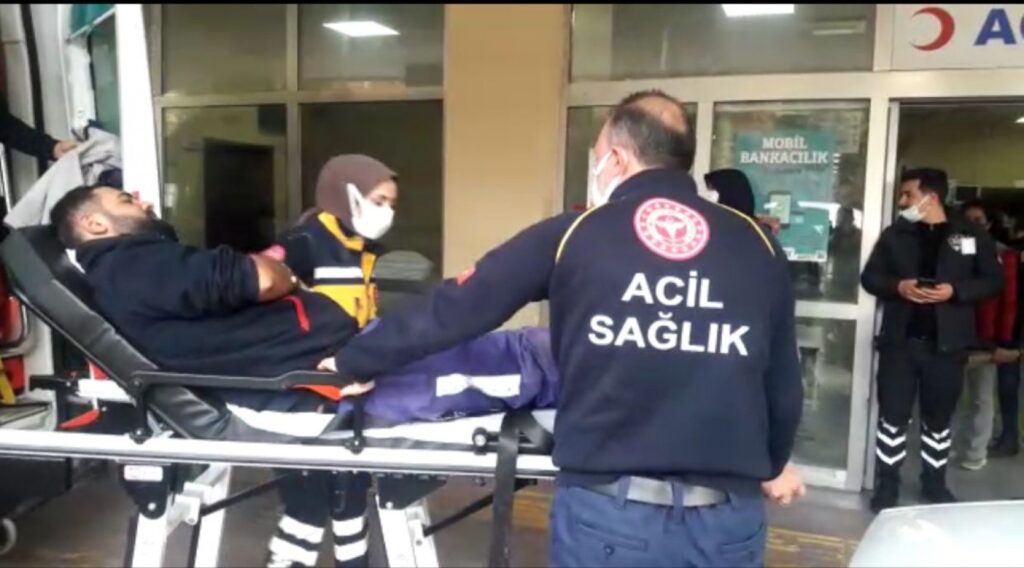 Urfa’da Siparişi yetiştirmeye çalışırken canından oluyordu!