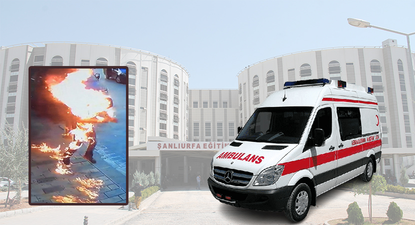 Urfa’da Üzerine dökülen tinerin alev alması sonucu ağır yaralandı