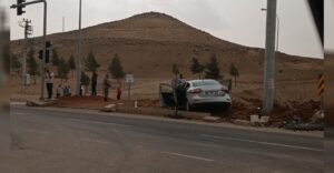 Ceylanpınar’da Araçlar çarpıştı! Yaralı var