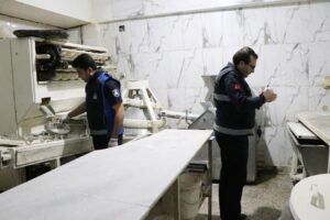 Haliliye’de sahur vakti fırınlar denetlendi