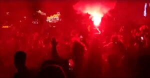 Şanlıurfa’da Fenerbahçe taraftarları sokağa döküldü