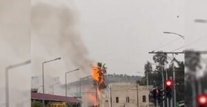 Şanlıurfa’da tarihi köşkte yangın