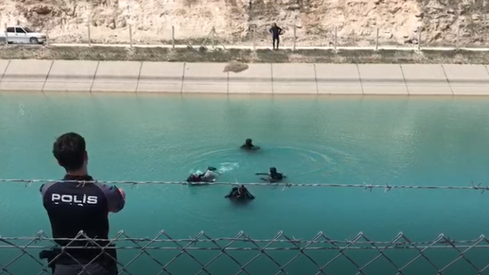 Şanlıurfa’da Sulama kanalında kaybolan iki kişiyi arama çalışmaları devam ediyor